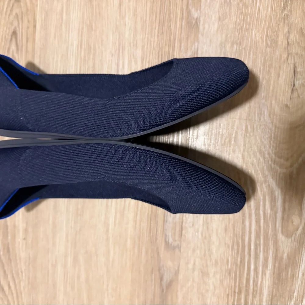 🆕 Rothy's Navy Striped Flats Sz 8.5 - Picture 6 of 10